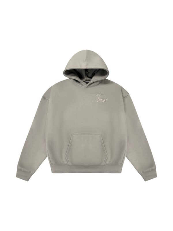 Temps Brazil Hoodie – Stone Grey