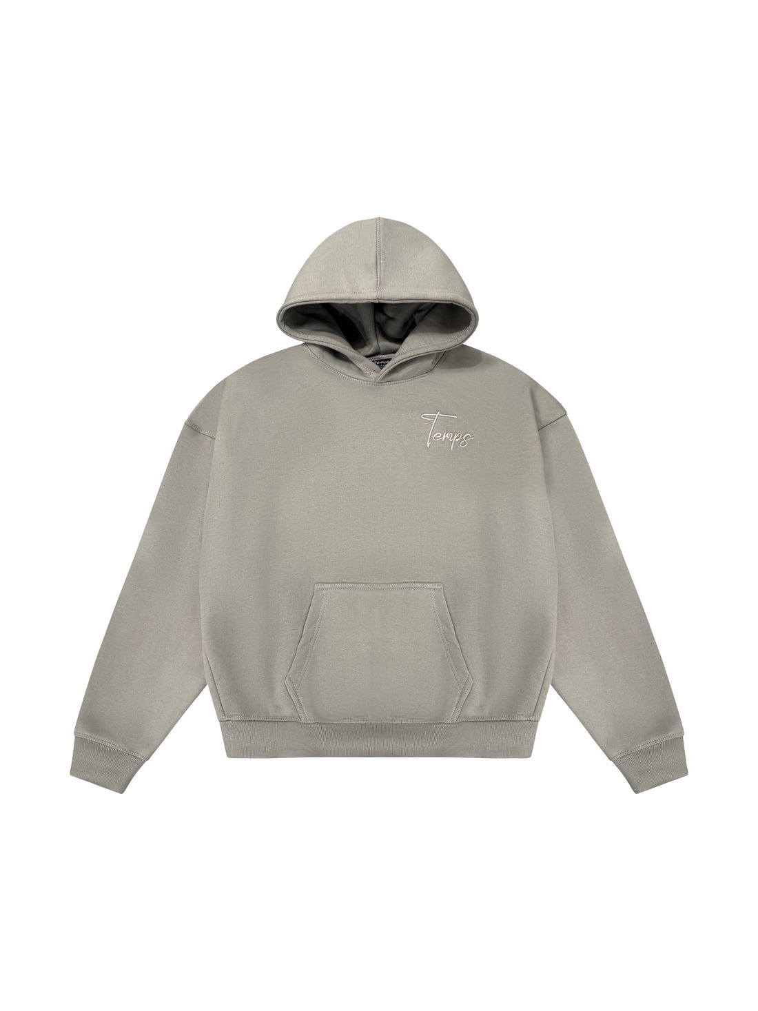 Temps Brazil Hoodie – Stone Grey Temps Brazil Hoodie – Stone Grey