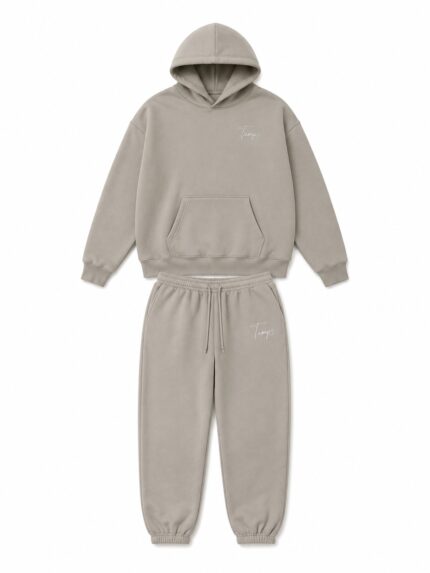 Temps Brazil Tracksuite – Stone Grey