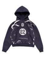 Temps Brazil Unisex Streetwear Hoodie-Black