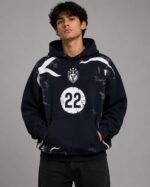 Temps Brazil Unisex Streetwear Hoodie-Black