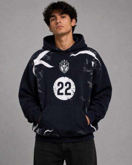 Temps Brazil Unisex Streetwear Hoodie-Black
