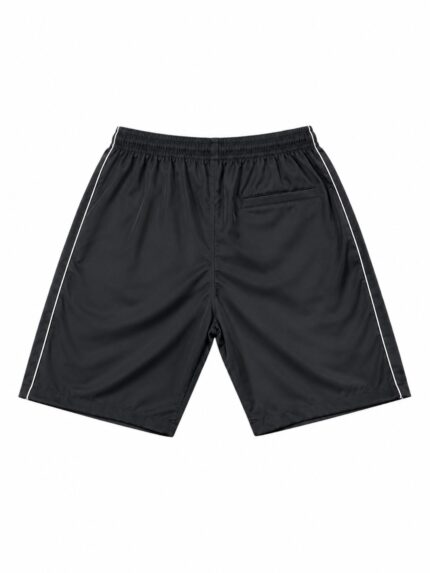 Temps Brazil windbreaker shorts-Black