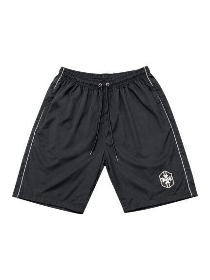 Temps Brazil windbreaker shorts-Black