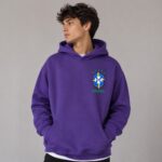 Temps CBF Brazil Hoodie -Vibrant purple