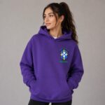 Temps CBF Brazil Hoodie -Vibrant purple