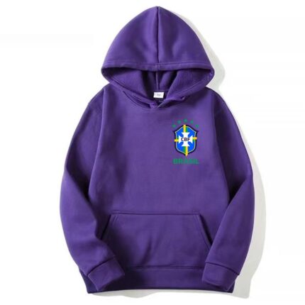Temps CBF Brazil Hoodie -Vibrant purple