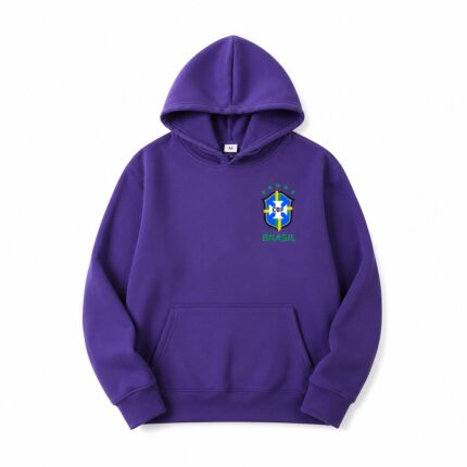Temps CBF Brazil Hoodie -Vibrant purple