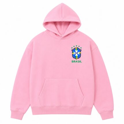 Temps CBF brazil Hoddie -Pink
