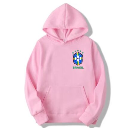 Temps brazil Hoddie -Pink