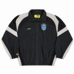Corteiz x Brazil Athletic Jacket - Grey & Black