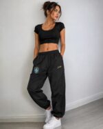 Corteiz x Brazil Athletic Joggers – Black