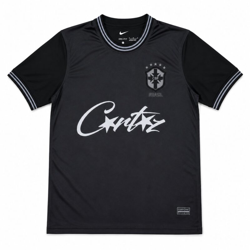 Corteiz x Brazil CBF Tshirt - Black