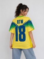 Corteiz x Brazil Tshirt - Yellow