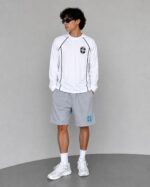 Temps Brazil Football Full Sleeve TShirt - White