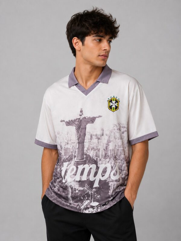 Temps Brazil Rio jersey- Ivory