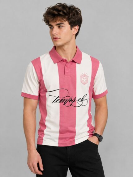 Temps Brazil T-Shirt-Pink polo